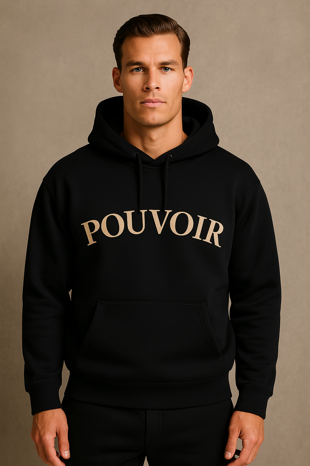 Pouvoir Hoodie – Noir Luxe Edition