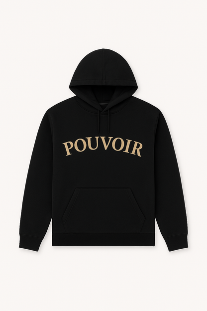 Pouvoir Hoodie – Noir Luxe Edition