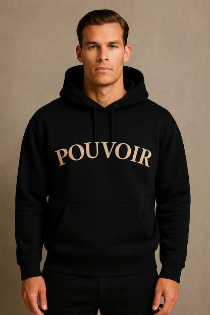 Pouvoir Hoodie – Noir Luxe Edition